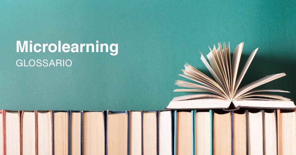 Questa immagine rappresenta la copertina della pagina del glossario dedicata al Microlearning